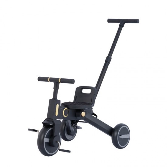 Kids Star RIDER+ 7-IN-1 摺合三輪車 - 黑色