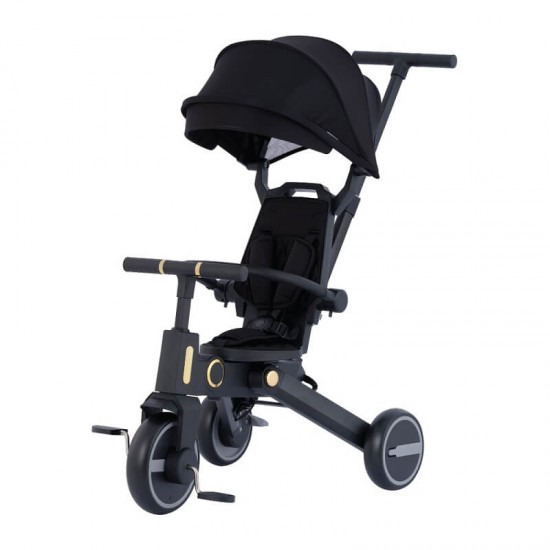 Kids Star RIDER+ 7-IN-1 摺合三輪車 - 黑色