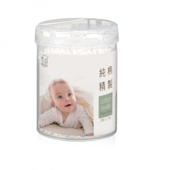 KuKu Duckbill 細紙軸棉花棒 - 200入