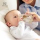 KuKu PLUS 純真寬口PPSU訓練杯 - 伯爵奶