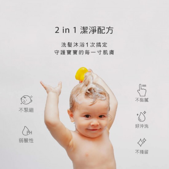 KuKu 舒敏積雪草寶寶洗髮沐浴乳 - 500毫升