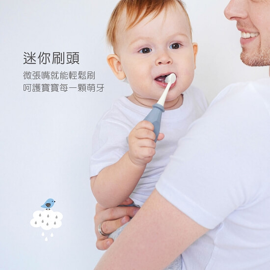 KuKu Duckbill 極細兒童萬毛牙刷 0-3歲 - 藍