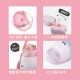 KuKu Duckbill 彈蓋提把鎖扣漸變水壺 600ml - 櫻粉