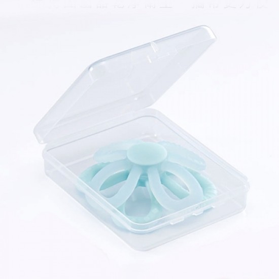 KuKu PLUS 小花瓣矽膠固齒器 - 藍