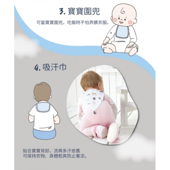 KuKu Duckbill 夢想氣球墊背吸汗巾