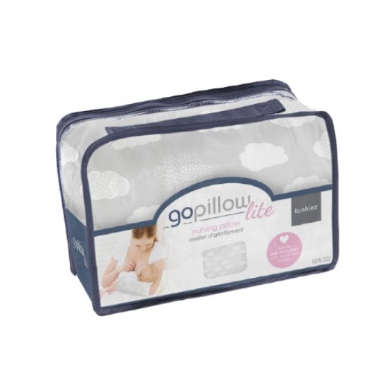 Kushies GoPillow Lite 可穿戴式母乳喂哺枕 - 灰色