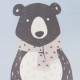 Kushies 全棉睡袋 - 0-6 個月 / 藍小熊  (2.5 tog)