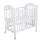 LA BABY 2200S 嬰兒床, 白色 - 37.5 x 23.5"