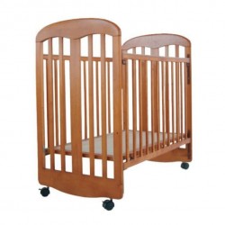 LA Baby 嬰兒木床 (90BRN) 棕色 - 24.2" x 41.7"