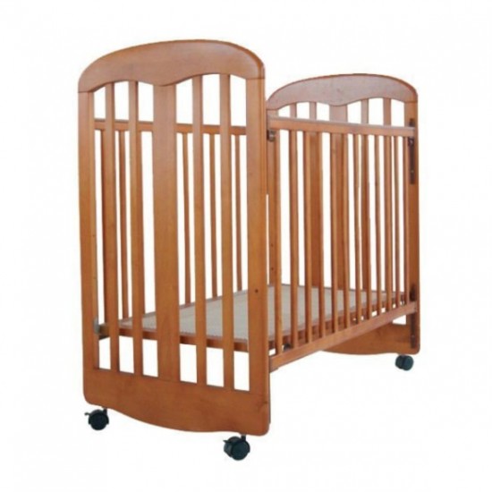 LA Baby 嬰兒木床 (90BRN) 棕色 - 24.2" x 41.7"