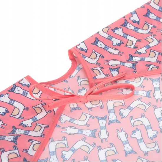Laessig 防水長袖口水肩 - 羊駝/珊瑚色 (1311009736)