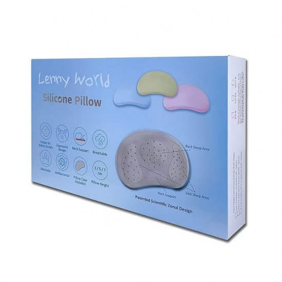 Lenny World 嬰兒矽膠枕頭 (3cm)