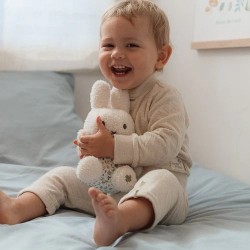 Little Dutch Miffy 印花坐姿毛绒玩具 20cm - 幸運藍