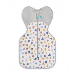 Love To Dream Swaddle Up Warm 蝶型包巾 - 開心帽子 (stage 1), 2.5 Tog
