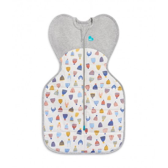 Love To Dream Swaddle Up Warm 蝶型包巾 - 開心帽子 (stage 1), 2.5 Tog