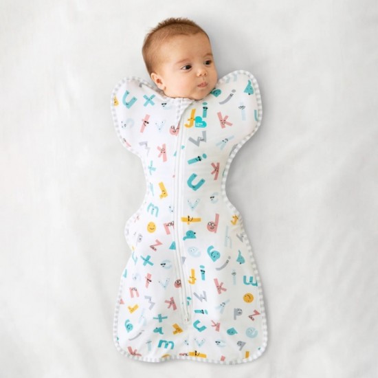 Love To Dream Swaddle Up EcoVero™竹纖維蝶型包巾 - Alphabet Soup (stage 1)