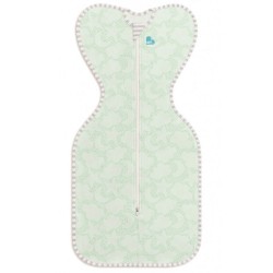 Love To Dream Swaddle Up 蝶型包巾 - 有機棉 Mint  (stage 1), 1.0 Tog