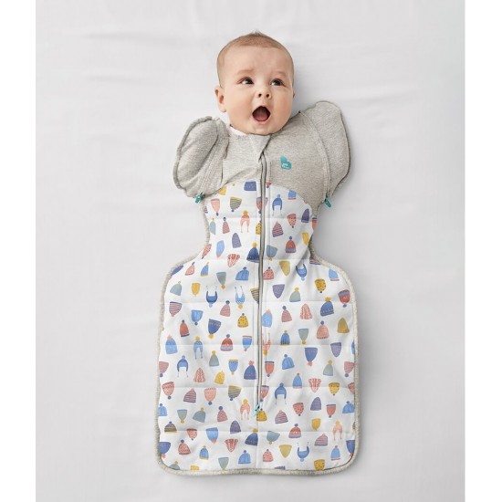 Love To Dream Swaddle Up Warm 50/50 温暖蝶型包巾 - 開心帽子, 2.5 Tog