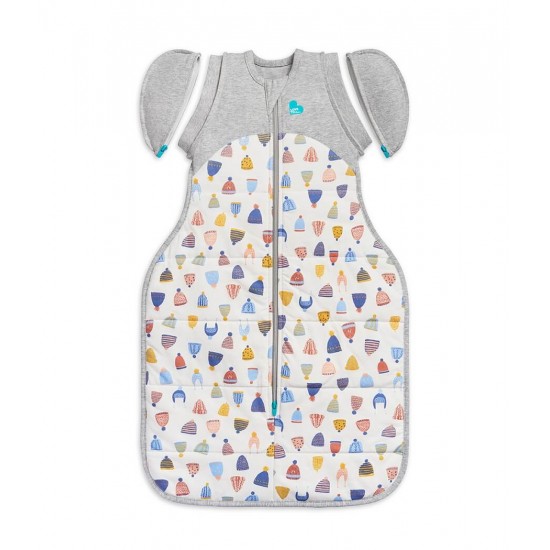 Love To Dream Swaddle Up Warm 50/50 温暖蝶型包巾 - 開心帽子, 2.5 Tog