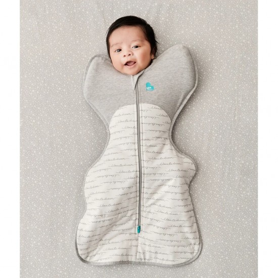 Love To Dream Swaddle Up Warm 蝶型包巾 - 白色 (stage 1), 2.5 Tog
