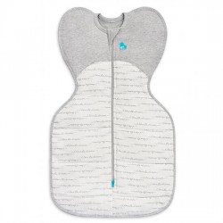 Love To Dream Swaddle Up Warm 蝶型包巾 - 白色 (stage 1), 2.5 Tog