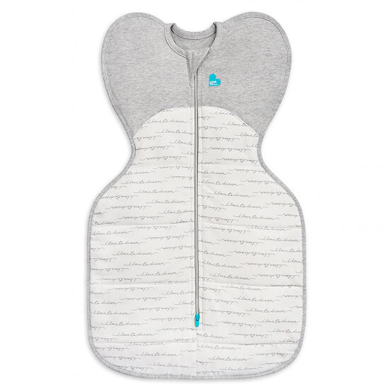 Love To Dream Swaddle Up Warm 蝶型包巾 - 白色 (stage 1), 2.5 Tog