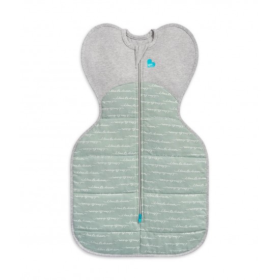 Love To Dream Swaddle Up Warm 蝶型包巾 - 夢想家橄欖綠 (stage 1), 2.5 Tog