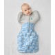 Love To Dream Swaddle Up Warm 蝶型包巾 - 藍色細傻鵝 (stage 1), 2.5 Tog