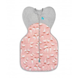 Love To Dream Swaddle Up Warm 蝶型包巾 - Silly Goose Dusty Pink (stage 1), 2.5 Tog