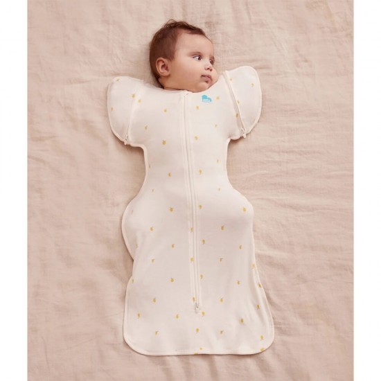 Love to Dream Swaddle Up 50/50 Transition Bag - 竹纖維 奶油柠檬 (stage 2), 1.0 Tog