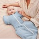 Love to Dream Swaddle Up 50/50 Transition Bag Lite 竹纖維 - 霧藍 (stage 2), 0.2 Tog