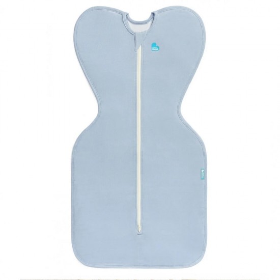 Love To Dream Swaddle Up LIte 竹纖維 蝶型包巾 - 霧藍 (stage 1),  0.2 Tog