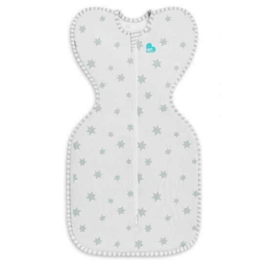 Love To Dream Swaddle Up LIte 竹纖維 蝶型包巾 - 星星橄榄 (stage 1),  0.2 Tog