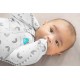 Love To Dream Swaddle Up 蝶型包巾 - Rainbow White (stage 1), 1.0 Tog
