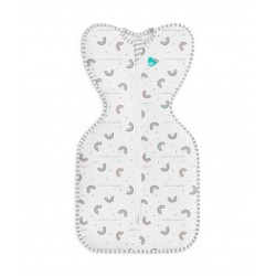 Love To Dream Swaddle Up 蝶型包巾 - Rainbow White (stage 1), 1.0 Tog