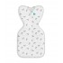 Love To Dream Swaddle Up 蝶型包巾 - Rainbow White (stage 1), 1.0 Tog