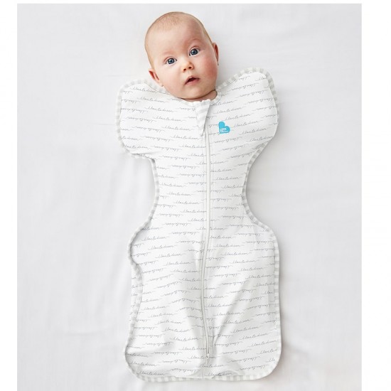 Love To Dream Swaddle Up 蝶型包巾 - 白色 (stage 1),  1.0 Tog