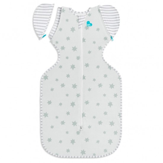 Love to Dream Swaddle Up 50/50 Transition Bag Lite 竹纖維 - Superstar Olive (stage 2), 0.2 Tog