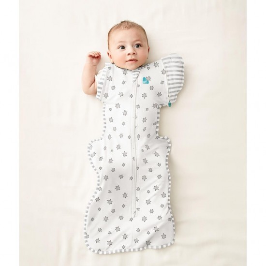 Love to Dream Swaddle Up 50/50 Transition Bag Lite 竹纖維 - 米白星星 (stage 2), 0.2 Tog