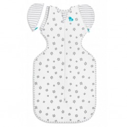 Love to Dream Swaddle Up 50/50 Transition Bag Lite 竹纖維 - 米白星星 (stage 2), 0.2 Tog