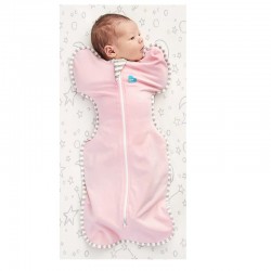 Love To Dream Swaddle Up 蝶型包巾 - 淡粉紅 (stage 1),  1.0 Tog