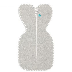 Love To Dream Swaddle Up 蝶型包巾 - 灰色 (stage 1), 1.0 Tog
