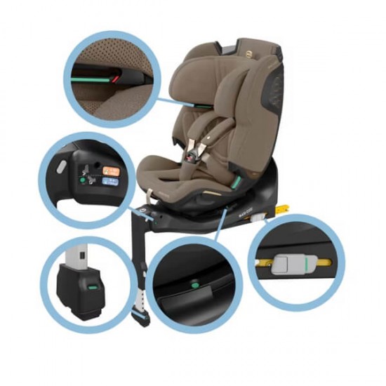 Maxi Cosi EMERALD 360 PRO 汽車座椅 (40-150CM) - 棕色 (8621251110)