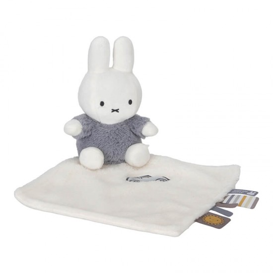 Miffy 兔子米菲安撫巾毛茸茸藍色