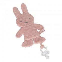 Miffy 安撫奶嘴巾 - 粉紅花