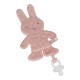 Miffy 安撫奶嘴巾 - 粉紅花