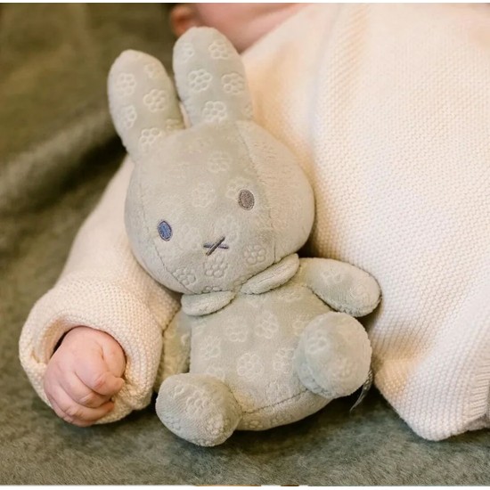 Miffy 米菲抱抱毛絨玩具 20 cm - 綠色花