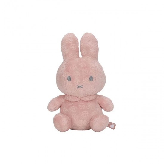 Miffy 米菲抱抱毛絨玩具 20 cm - 粉紅色花