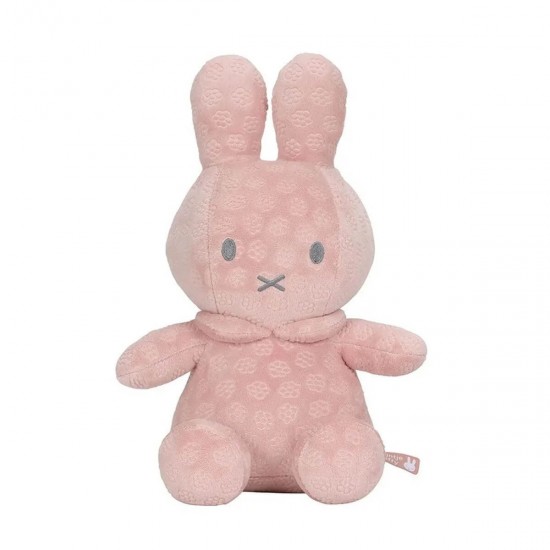 Miffy 米菲抱抱毛絨玩具 30 cm - 粉紅花