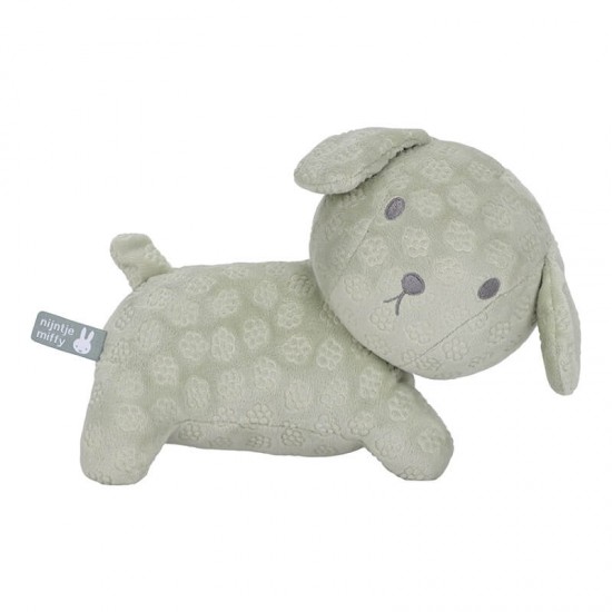 nijntje miffy 抱抱小狗 25 cm 綠花